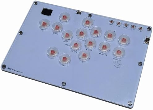 13 Button Gamepad with For Turbo and Custom For RGB Perfect for PC, for PS3, Switch, and for steam