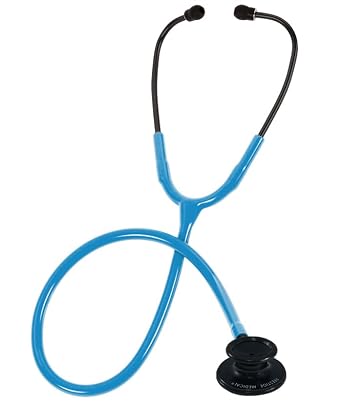 Prestige Medical Clinical lite stethoscope, Stealth Neon Blue