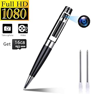 Spy Camera Hidden Pen Camera Portable Body Cam Snapshot & Take Vidoes Built-in