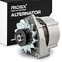 RIDEX 4G1344 Lichtmaschine 65A Generator LiMa 12V Alternator mit Riemenscheibe Kompatibel mit VW Golf 2 19E, 1G1 171903845 1182151 1183447