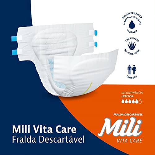 Mili Fralda Adulto Vita Mega Xg - 21 Unidades