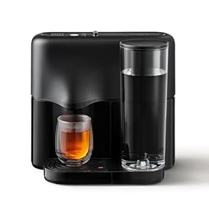 Avoury One Teemaschine – Premium Kapsel-Teebereiter mit innovativer Brühkammer, automatischer Temperaturregelung, für perfekten Teegenuss, modernes Design (Pure Black, ohne Bundle)