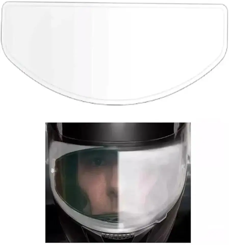 Película Protetora para Capacete de Moto, Anti Embaçante, Transparente