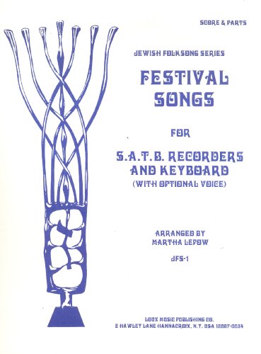 Festival songs for s.a.t.b. recorders and keyboard (with optional…