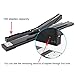 SF ITEM Long Reach Stapler Office Staplers Desktop Stapler, 50 Sheets Capacity Long Arm Staplers with 1600pcs 23/8 Staples (Black, 50 Sheets Capacity)