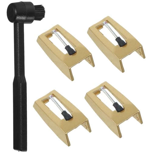 Levemolo Vintage Record Parts Record Needle Replacement 5pcs Aluminum Pole Stylus