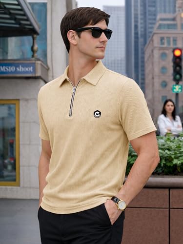 Image of Noble Monk Men's Regular Fit Polo T Shirt |Half Sleeves |Collar Tshirts | Casual T-Shirt