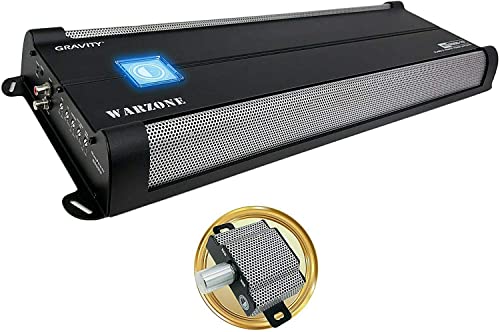 Gravity 6000.1D Class D Car Audio Amplifier – 3000 Watts True Rms @ 1 Ohm Max Power At 6000W, 1/2/4 Ohm Stable, Digital, Monoblock, Mosfet Power Supply, Great For Subwoofers #TOP1