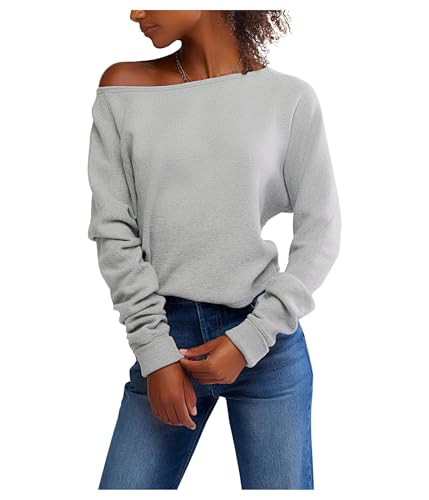 Free People Women's Jess Long Sleeve, Heather Grey