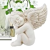 Diseño único: con una apariencia artística y distintiva, esta pequeña estatua de ángel retrata la calidez y la inocencia de la infancia. Con alas exquisitas y una adorable forma de ángel infantil, agrega un toque de belleza al espacio de su hogar.