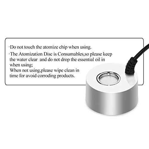 AGPTEK Aluminum Mini Mist Maker Fogger Water Fountain Pond Fog Machine