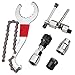 Komake Herramienta de Extracción de Cassette de Bicicleta，5pcs Multifuncional Kit de Reparación de Bicicleta，Kits de Herramientas de Reparacion de Bicicleta, Cortador de Cadena de Bicicleta
