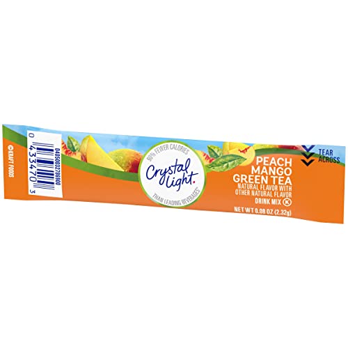 Crystal Light 4300002222 Sugar-Free Peach Mango Green Tea On-The-Go Powdered Drink Mix thumb #6