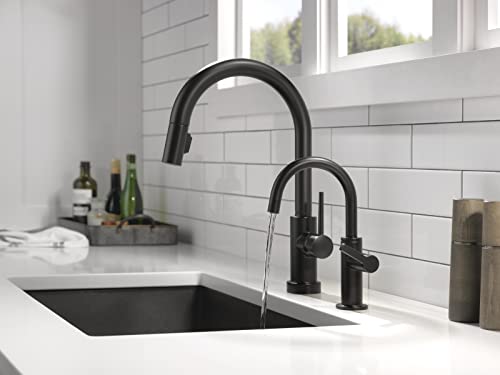 Image of Delta Faucet Instant Hot Water Dispenser Faucet Matte Black, Instant Hot Water Tap, Hot Water Faucet, Matte Black 1930LF-H-BL (Tank and Filter Not Included)