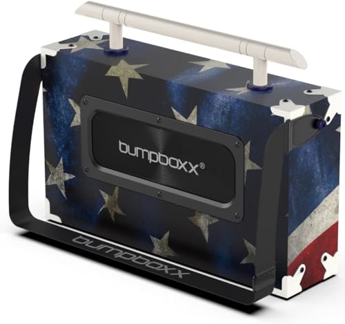 Bumpboxx Bluetooth Boombox Ultra | Retro Boombox with Bluetooth Speaker | Includes Rechargeable Lithium Battery and Carrying Strap | Easy to Carry | USA - Thumbnail 2