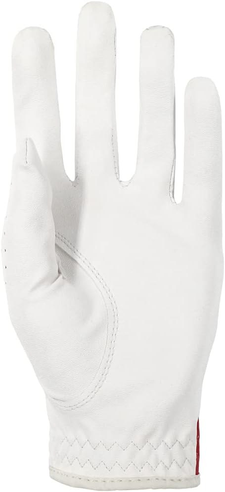 Golf Gloves Left Hand with Ball Marker Men Women Golf Gloves USA Flag Synthetic Leather Lycra Fiber Adjustable Strap Worn On Left Hand (Men's golf gloves, Large) - Image 6