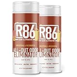 R86 Industrial All-Out Odor Eliminator, Removes Dead Animal Odor, Skunk Odor, Urine, Poop, Musty Basement & More – Natural Formula, Use Wet or Dry, Biodegradable