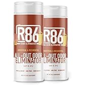 R86 Industrial All-Out Odor Eliminator, Removes Dead Animal Odor, Skunk Odor, Urine, Poop, Musty Basement & More – Natural Formula, Use Wet or Dry, Biodegradable