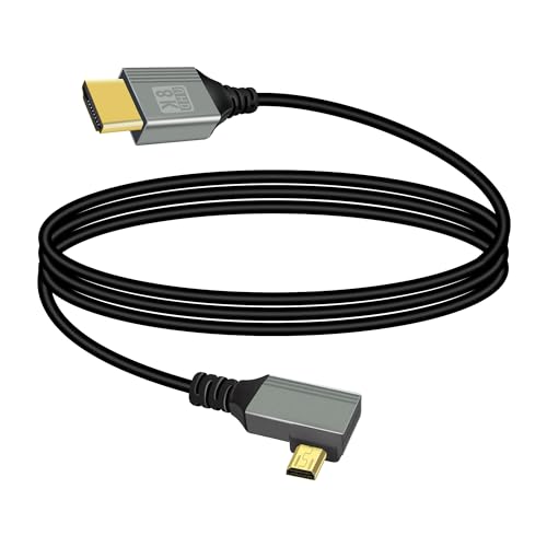 Adaptateur Micro HDMI vers HDMI 8K 90 degrés pour brancher votre appareil photo