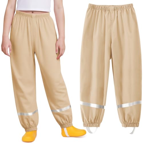 Domueay Regenhose Kinder Matschhose Jungen Mädchen Wasserdicht Winddicht...