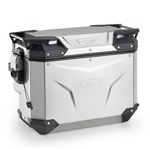 Valise latérale GIVI Trekker Outback Evo CAM-SIDE 40L DX aluminium pour moto de trail ADV