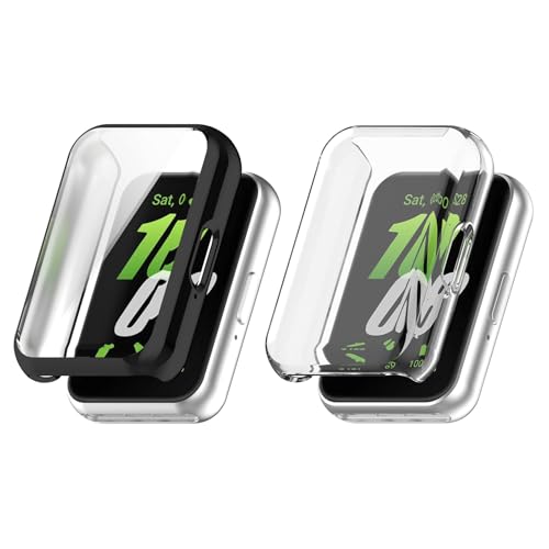 Casesmo Galaxy Fit3 �p�P�[�X �ی�J�o�[ 2���Z�b�g �K���X�t�C������̌^�P�[�X �ی�t�B���� PC�f��+���{���Ɏq�f�ދ����K���X �����ȒP �ϏՌ� �����ߗ� �w��h�~ �����x�^�b�` Galaxy Fit3 �Ή��C�u���b�N+�N���A