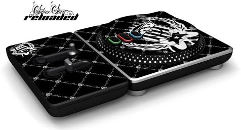Dj Hero Turntable Controller Designer Skin, Fits Xbox 360, Playstation 2 & 3 - Silver Star Reloaded