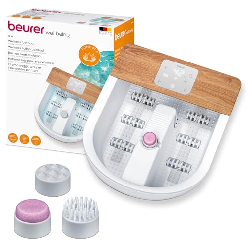 Beurer FB 65, Idromassaggiatore Plantare Welness con Riscaldamento dell'Acqua, Illuminazione...