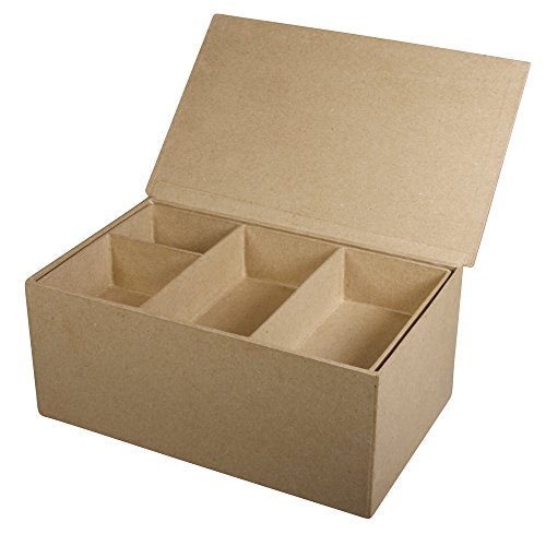 RAYHER 71947000 Pappmit Sorting Box FSC Recycled100%, 22.5 x 14 x 10 cm Inner Compartment