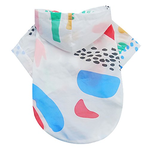 Moletom com capuz Legendog Summer Dog com estampa de cachorro e frutas, proteção solar, roupas para