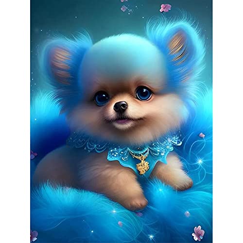 LYEAA 5D DIY Full Round Drill Diamond Painting Dog Kit Art Home Decoration (B6244) Cover