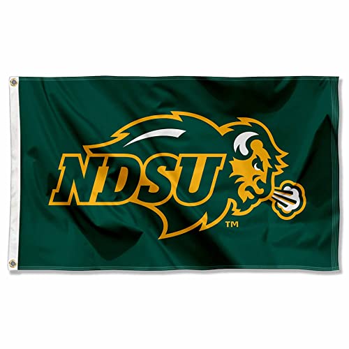 North Dakota State Bison NDSU University Large College Flag