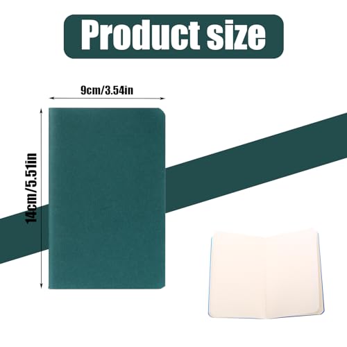 13 Stk A6 Notizbuch Kleine Notizblöcke, Notizblock A6 Notizheft, Journal Tagebuch Schulhefte, 30 Blatt Bunt Notizen mit Kraftpapier-Cover für Schreiben Büro Schule To do Liste Notizbücher(14 x 9cm)