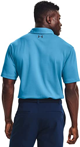 Image of Under Armour - Mens Tech Polo, Color Radar Blue (422), Size: Large x Tall