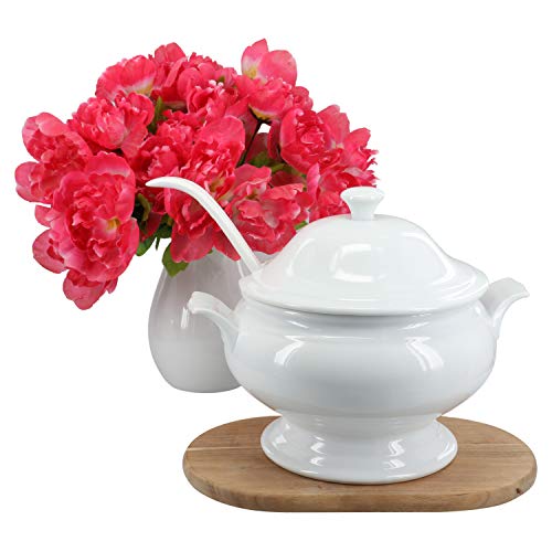 Bia Cordon Bleu Serveware Tureen Serving Set, One Size, White #TOP4