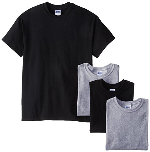 Gildan Men's Short Sleeve 4-Pack Cotton Jersey T-Shirt