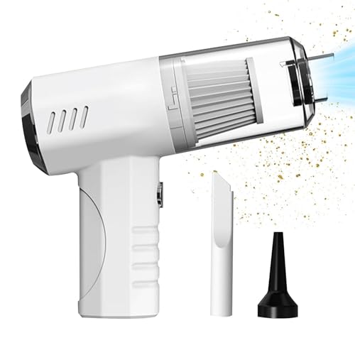 Générique Aspirateur de Voiture sans Fil, aspirateur à Main sans Fil - Aspirateur à Main sans Fil - Aspirateur à poussière Rechargeable pour Ordinateurs de Bureau, claviers et intérieurs de Voiture