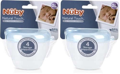 Image of Nuby Natural Touch Milk Powder Dispenser (Pack of 2)