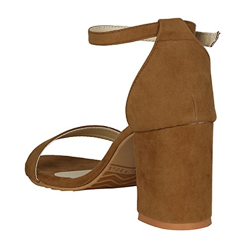 Image of Misto Women's and Girl's Formal Casual Suede Leather Block Heel Sandal