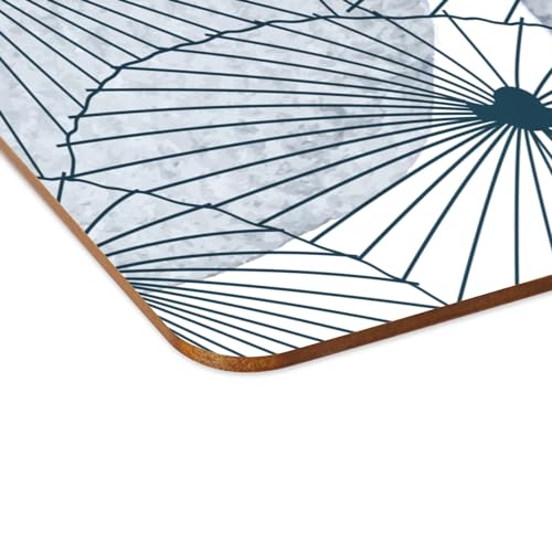 Set de table japonais en liège grand format pour repas élégant