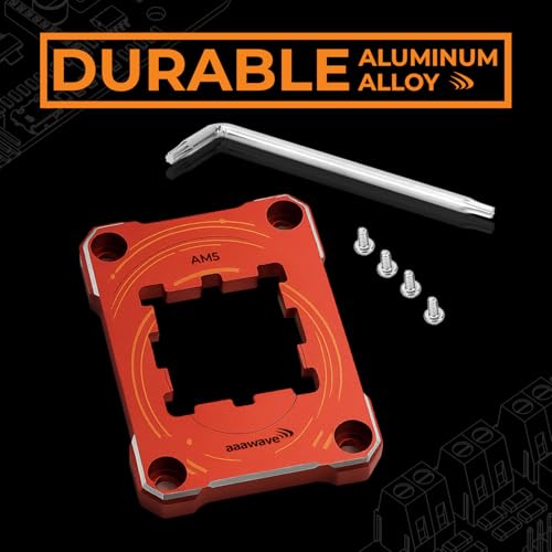 Marco de contacto para CPU AM5 para Ryzen 7000/8000G/9000 (Rojo) miniatura 2