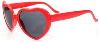 Love Heart Shaped Effects Glasses Watch The Lights Change to Heart Shape at Night Diffraction Glasses Women Fashion Sunglasses Practical