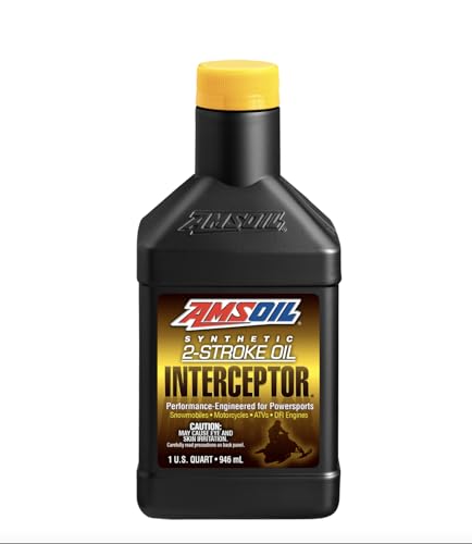 AMSOIL FULL SYNTHETIC Interceptor 2-Cycle Oil 1 Quart