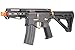 Zion Arms R15 Mod 1 Short/Long Barrel Airsoft Rifle with Full Programmable ETU (Black & Gold, Short)