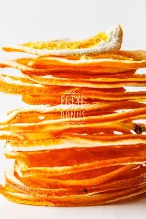 EGEYE DÖNÜŞ Şekersiz Portakal Meyvesi Kurusu Cipsi - 50 Gr. (Yüksek Aroma - Kokteyl Meyvesi - Katkı Koruyucu İçermez)