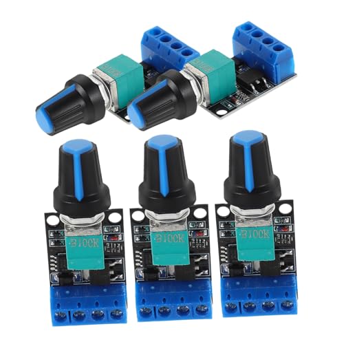 Controlador de motor de 10A Veemoon y módulo regulador de voltaje ajustable de 5v-16v para proyectos