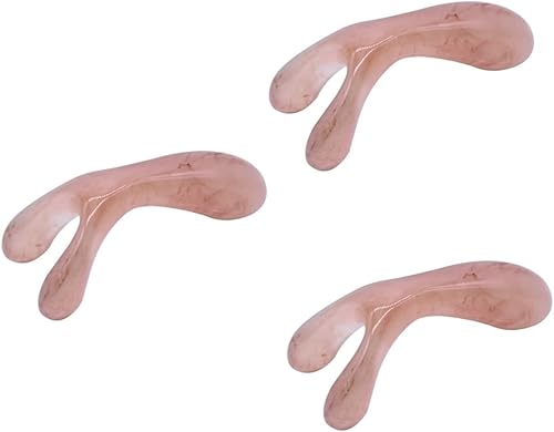 Healifty 3 unids exfoliante de nariz multiusos masajeador de resina facial raspador portátil para masaje de acupuntura
