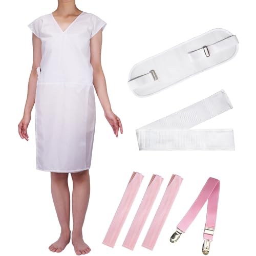 [TOuWA] 浴衣 着付けセット 和装小物7点セット 洗える 夏用 (ゆかた肌着/帯板/着付けベルト/腰紐3本/マジックベルト) レディース