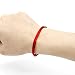 Paquete de 12 pulseras rojas, Pulseras de cordel rojo Lot-Kabbalah, cuerda roja...