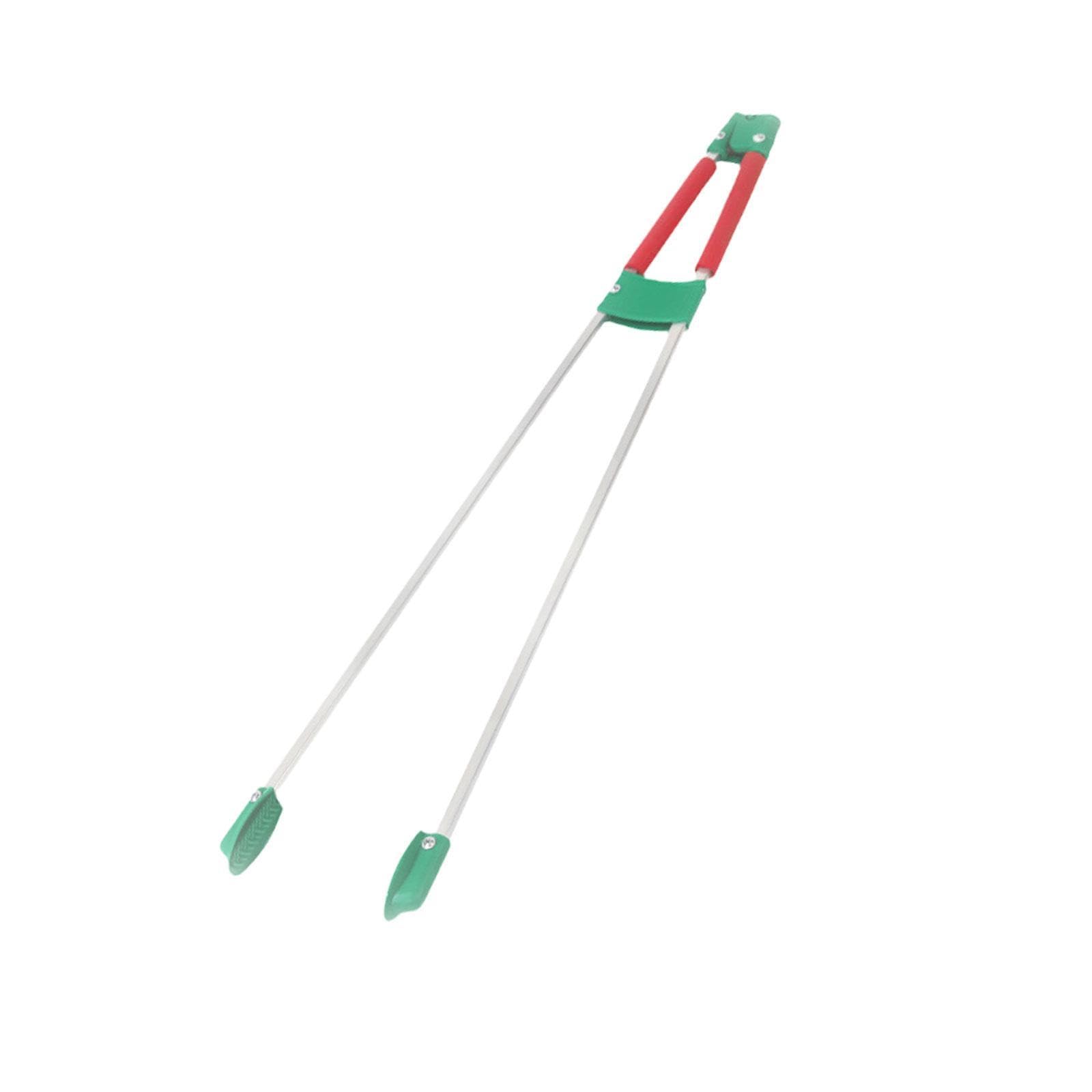 Generic Pinzas para Recoger Basura, Herramienta de Alcance, Pinzas de Basura Resistentes, Recogedor de Basura para Césped, Rojo